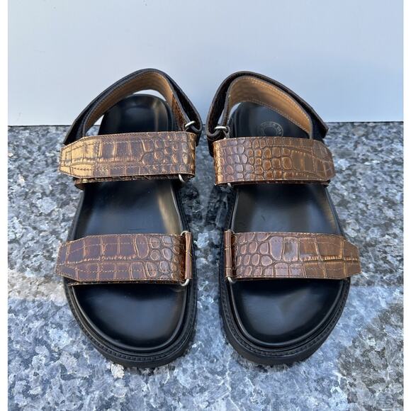 DAMAGED Dries Van Noten Croc Sandals With Adjustable straps Men’s Eur 41/ US 8 main image 7